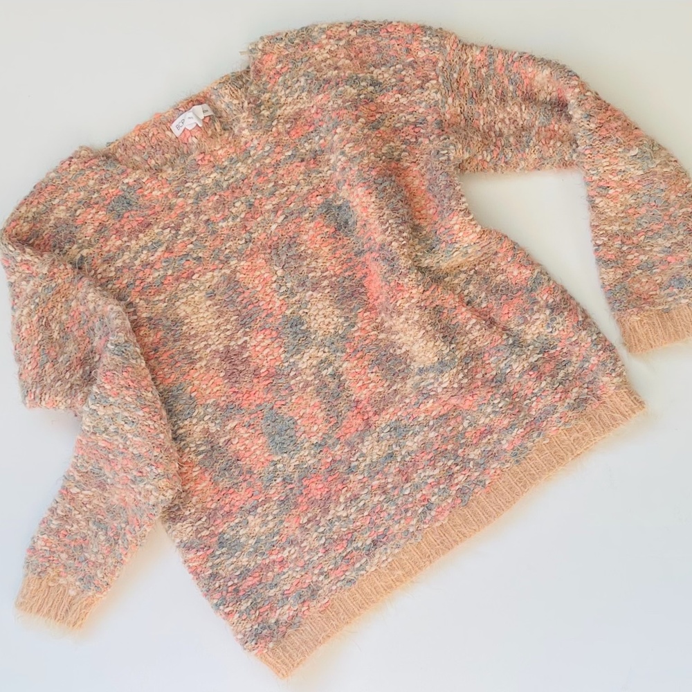 BCBG Generation Women’s Light Pink Yarn Sweater